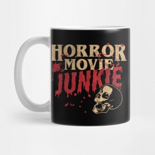 Horror Movie Junkie - Halloween Retro Vintage Horror Lover Mug